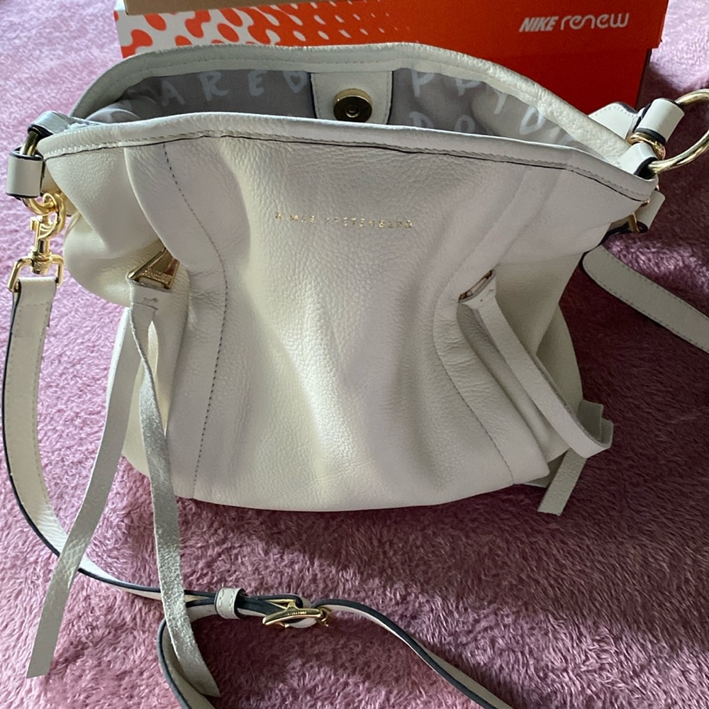 White purse